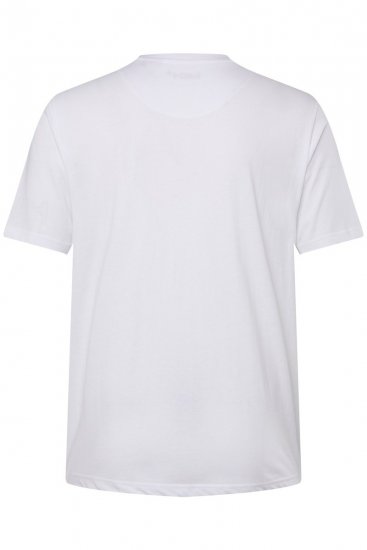Men+ 279 T-krekls V veida kakla izgriezumu Balts - T-krekli - T-krekli - 2XL-14XL