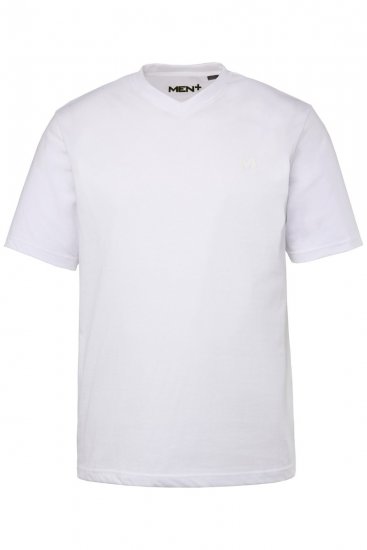 Men+ 299 T-krekls V veida kakla izgriezumu Balts 2 gab. iepakojums - T-krekli - T-krekli - 2XL-14XL
