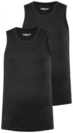 Men+ 305 Bezpiedurkņu krekls Melns 2 gab. iepakojums - T-krekli - T-krekli - 2XL-14XL