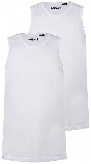 Men+ 305 Bezpiedurkņu krekls Balts 2 gab. iepakojums - T-krekli - T-krekli - 2XL-14XL