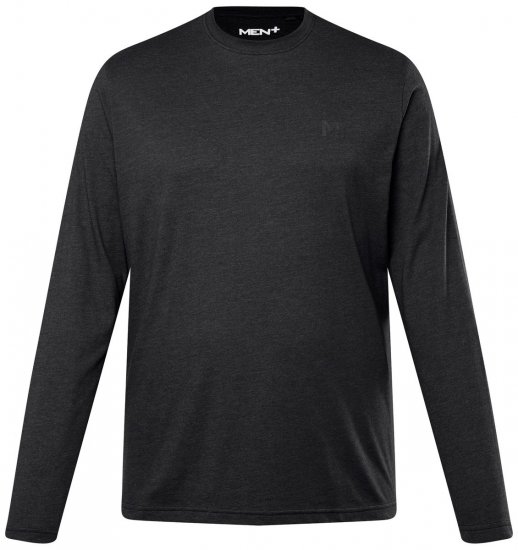 Men+ 307 T-krekls ar garām piedurknēm Melns - T-krekli - T-krekli - 2XL-14XL