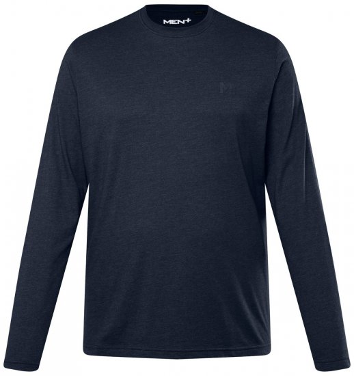 Men+ 307 T-krekls ar garām piedurknēm Tumši zils - T-krekli - T-krekli - 2XL-14XL