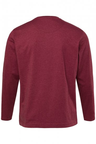 Men+ 307 T-krekls ar garām piedurknēm Baklažānu - T-krekli - T-krekli - 2XL-14XL