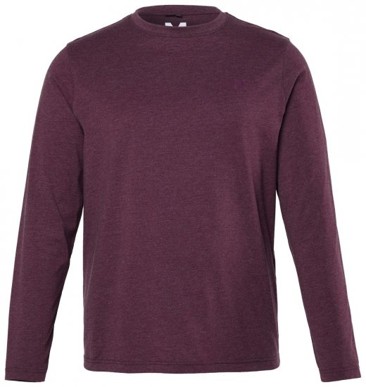 Men+ 307 T-krekls ar garām piedurknēm Tumši plūmju - T-krekli - T-krekli - 2XL-14XL