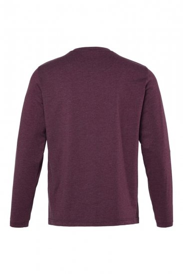 Men+ 307 T-krekls ar garām piedurknēm Tumši plūmju - T-krekli - T-krekli - 2XL-14XL