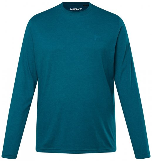 Men+ 307 T-krekls ar garām piedurknēm Pelēkzils - T-krekli - T-krekli - 2XL-14XL