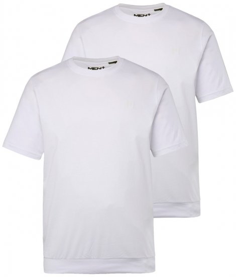 Men+ 311 T-krekls bellyfit Balts 2 gab. iepakojums - T-krekli - T-krekli - 2XL-14XL