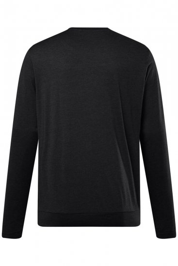 Men+ 313 T-krekls ar garām piedurknēm bellyfit Melns - T-krekli - T-krekli - 2XL-14XL