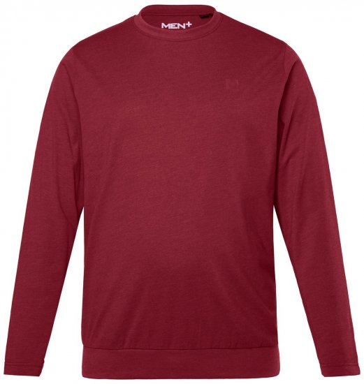 Men+ 313 T-krekls ar garām piedurknēm bellyfit Vara brūns - T-krekli - T-krekli - 2XL-14XL