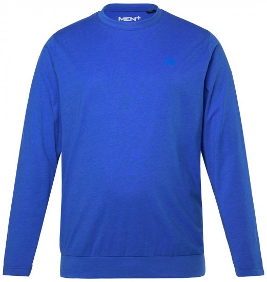 Men+ 313 T-krekls ar garām piedurknēm bellyfit Kobaltzils - T-krekli - T-krekli - 2XL-14XL
