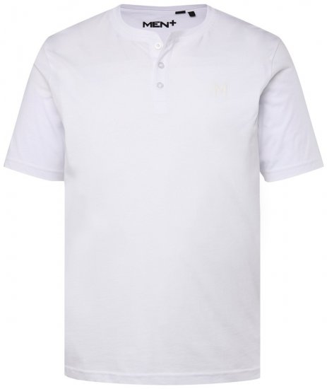 Men+ 365 Henley krekls Balts - T-krekli - T-krekli - 2XL-14XL