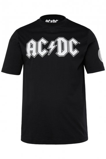 JP1880 AC/DC Classic Logo Band T-Shirt Black - T-krekli - T-krekli - 2XL-14XL