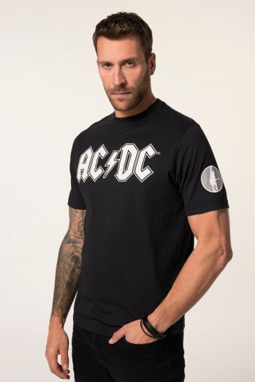 JP1880 AC/DC Classic Logo Band T-Shirt Black - T-krekli - T-krekli - 2XL-14XL