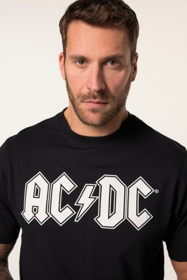 JP1880 AC/DC Classic Logo Band T-Shirt Black - T-krekli - T-krekli - 2XL-14XL