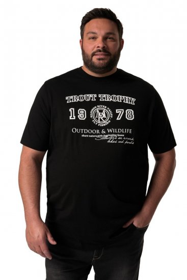 Men+ 424 T-krekls Trout Trophy Melns - T-krekli - T-krekli - 2XL-14XL