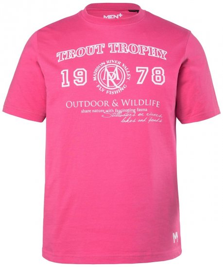 Men+ 424 T-krekls Trout Trophy Flamingo rozā - T-krekli - T-krekli - 2XL-14XL