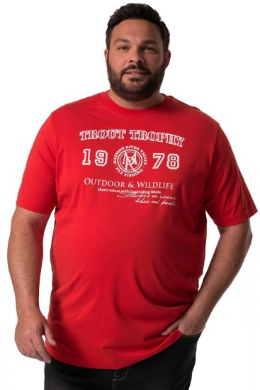 Men+ 424 T-krekls Trout Trophy Čili sarkans - T-krekli - T-krekli - 2XL-14XL