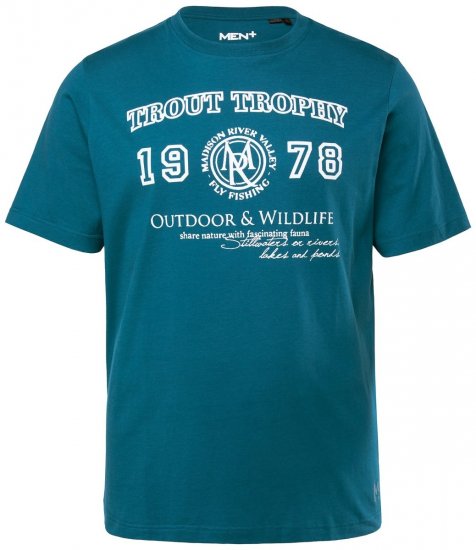 Men+ 424 T-krekls Trout Trophy Lagūnas zaļš - T-krekli - T-krekli - 2XL-14XL