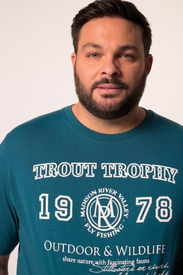 Men+ 424 T-krekls Trout Trophy Lagūnas zaļš - T-krekli - T-krekli - 2XL-14XL