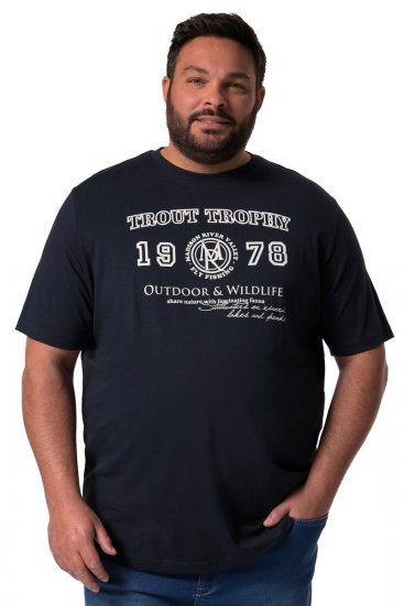 Men+ 424 T-krekls Trout Trophy Tumši zils - T-krekli - T-krekli - 2XL-14XL
