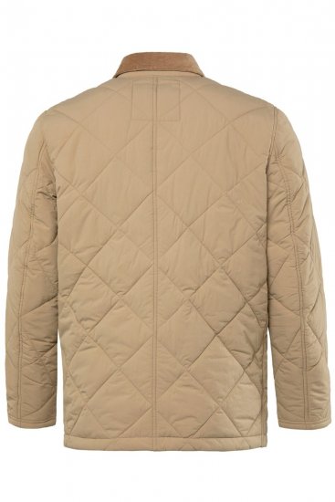 JP1880 836628 Stepēta jaka vesterna stilā Tumši bēšs - Jakas & Lietus apģērbs - Jakas - 2XL-12XL