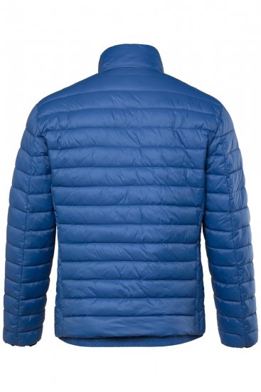 Boston Park 638 Stepēta jaka bellyfit ar stāvapkakli Kobaltzils - Jakas & Lietus apģērbs - Jakas - 2XL-12XL