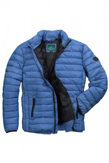 Boston Park 638 Stepēta jaka bellyfit ar stāvapkakli Kobaltzils - Jakas & Lietus apģērbs - Jakas - 2XL-12XL