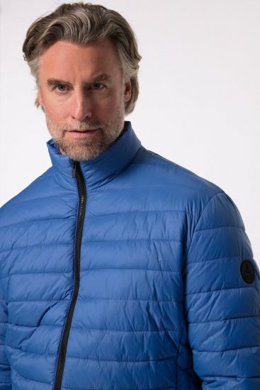 Boston Park 638 Stepēta jaka bellyfit ar stāvapkakli Kobaltzils - Jakas & Lietus apģērbs - Jakas - 2XL-12XL