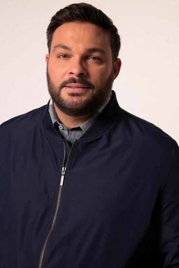 Men+ 823 Īpaši viegla bomber jaka bellyfit Tumši zils - Jakas & Lietus apģērbs - Jakas - 2XL-12XL