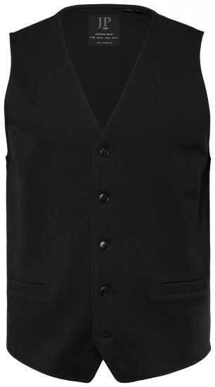 JP1880 New York Flexnamic Džersija veste Melns - Uzvalki un žaketes - Liela izmēra uzvalki un bleizeri