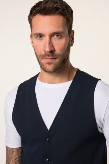 JP1880 New York Flexnamic Džersija veste Tumši zils - Uzvalki un žaketes - Liela izmēra uzvalki un bleizeri