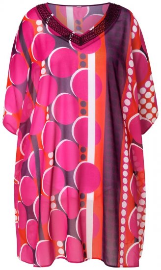 Ulla Popken 836864 Kleita Rozā - Kaftāni - 