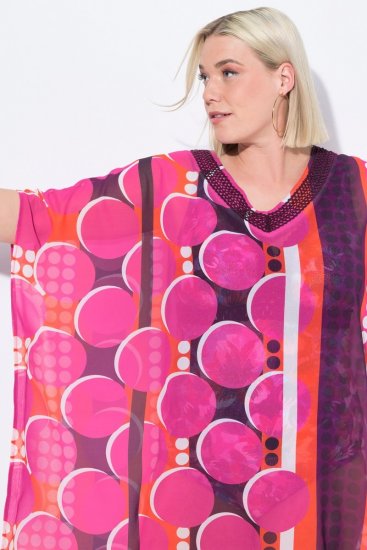 Ulla Popken 836864 Kleita Rozā - Kaftāni - 