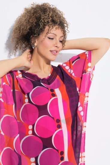 Ulla Popken 836864 Kleita Rozā - Kaftāni - 