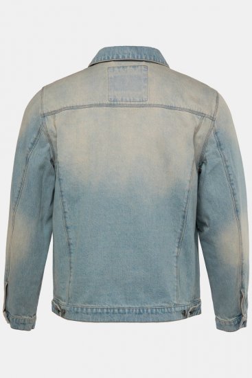 STHUGE 837222 Džinsa jaka ar krūšu kabatām Gaiši zils - Jakas & Lietus apģērbs - Jakas - 2XL-12XL