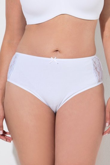 Ulla Popken 837353 Biksītes ar mežģīnēm 3 gab. Bēšs - Biksītes - 