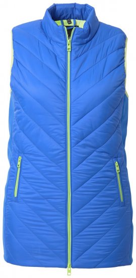 Ulla Popken 837409 Stepēta HYPRAR veste Zils - Vestes - 