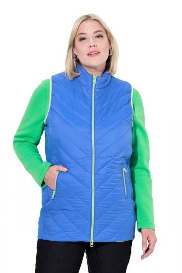 Ulla Popken 837409 Stepēta HYPRAR veste Zils - Vestes - 