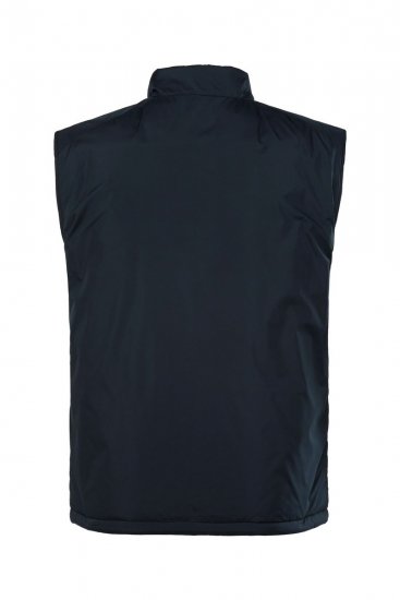 Boston Park 877 Veste ar stāvapkakli un rāvējslēdzēju Tumši zils - Jakas & Lietus apģērbs - Jakas - 2XL-12XL