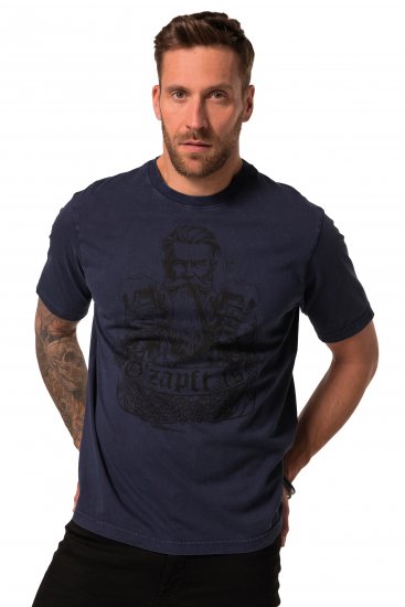 JP1880 O’zapft is! Design Vintage Look T-Shirt Navy Blue - T-krekli - T-krekli - 2XL-14XL