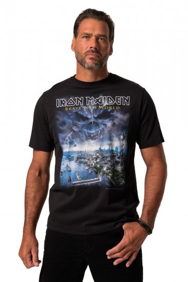 JP1880 Iron Maiden Brave New World T-Shirt Black - T-krekli - T-krekli - 2XL-14XL