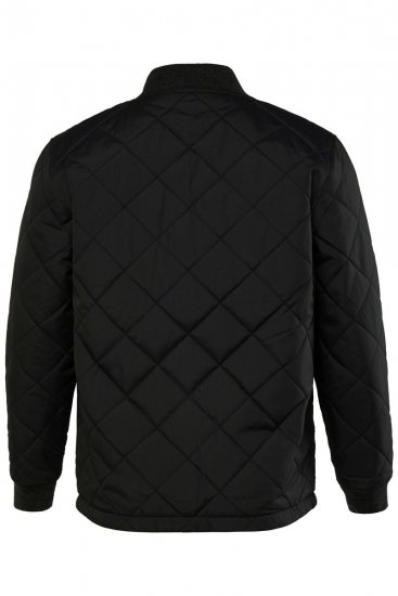 JP1880 838875 Abpusēja college jaka Melns - Jakas & Lietus apģērbs - Jakas - 2XL-12XL