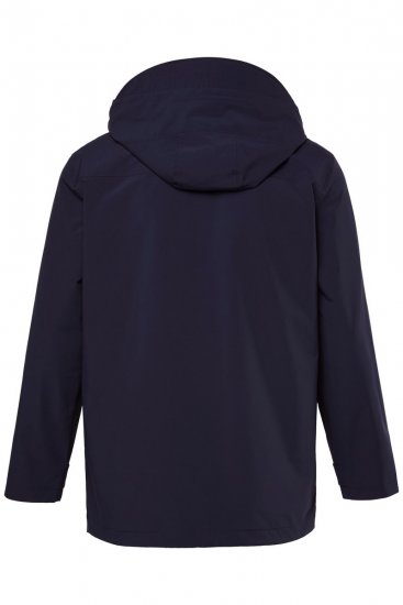 Men+ 215 Lietusjaka ar kapuci Tumši zils - Jakas & Lietus apģērbs - Jakas - 2XL-12XL