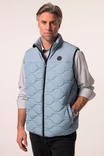 Boston Park 099 Veste stepēta ar sintētiskajām dūnām Gaiši zils - Jakas & Lietus apģērbs - Jakas - 2XL-12XL