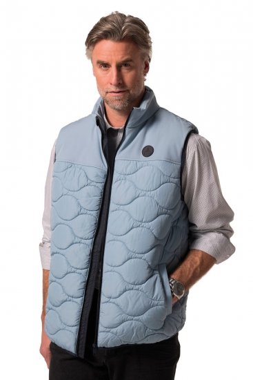 Boston Park 099 Veste stepēta ar sintētiskajām dūnām Gaiši zils - Jakas & Lietus apģērbs - Jakas - 2XL-12XL