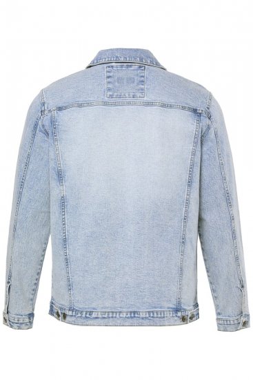 Men+ 394 Džinsa jaka ar krūšu kabatām Gaiši zils - Jakas & Lietus apģērbs - Jakas - 2XL-12XL