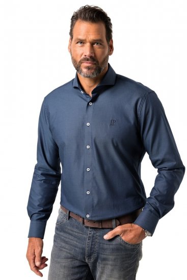 JP1880 Business Shirt Long Sleeve Blue - Krekli - Krekli - 2XL-8XL