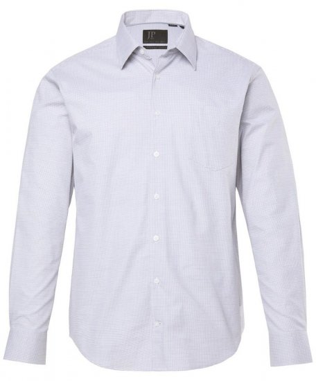 JP1880 Business Shirt Long Sleeve Two-Tone Grey - Krekli - Krekli - 2XL-8XL