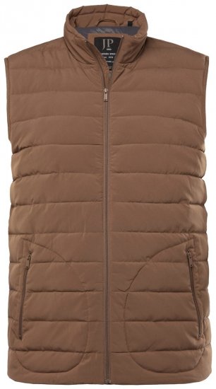 JP1880 840619 Viegli polsterēta veste Pelēkbrūns - Jakas & Lietus apģērbs - Jakas - 2XL-12XL
