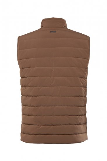 JP1880 840619 Viegli polsterēta veste Pelēkbrūns - Jakas & Lietus apģērbs - Jakas - 2XL-12XL